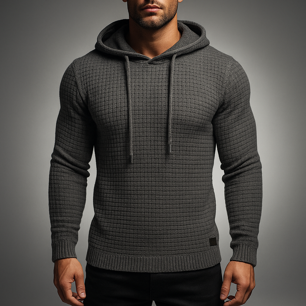 Stylish men's Atlas pullover hoodie, a versatile top for casual wear and everyday fashion.