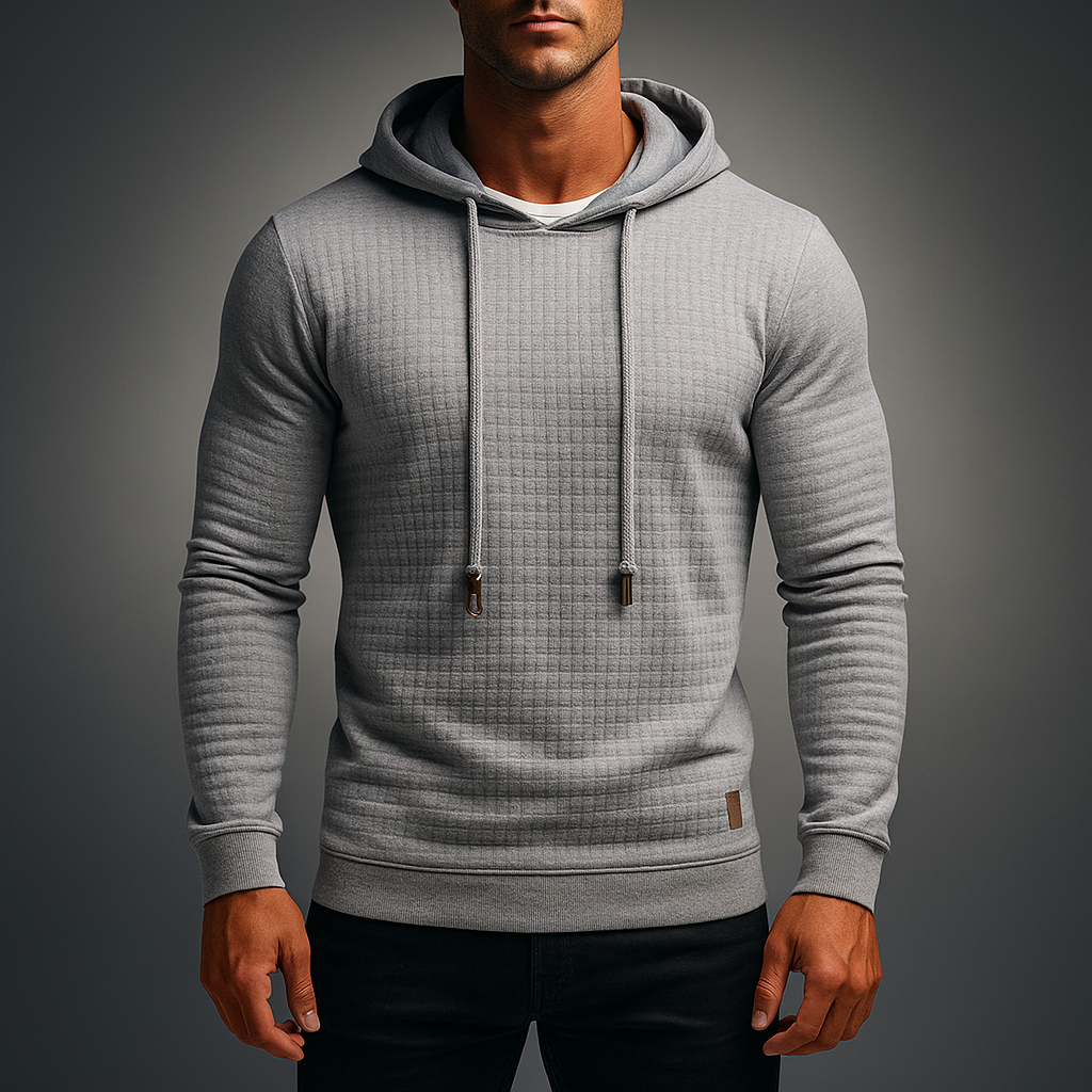 Comfortable men's Atlas hoodie, an essential casual pullover for men's everyday clothing.