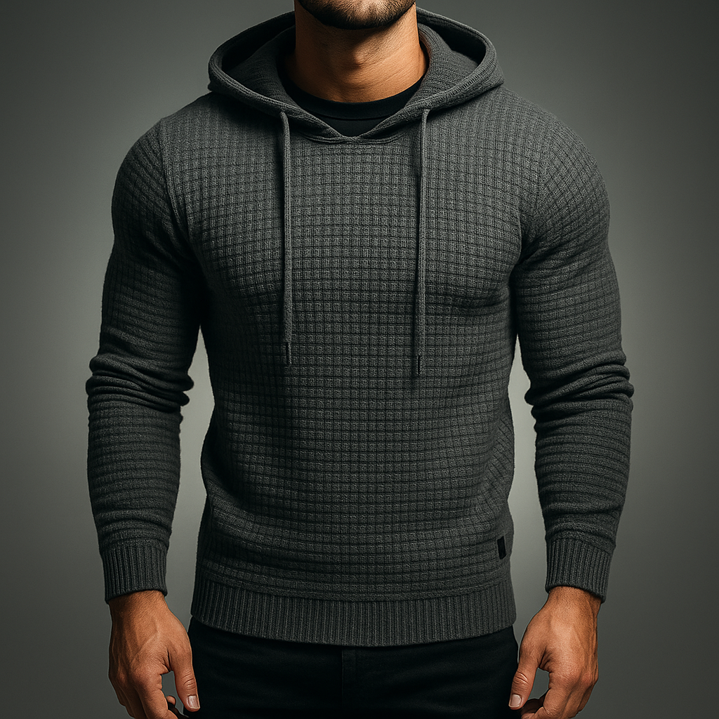 Versatile men's Atlas pullover hoodie, ideal comfort apparel and casual outerwear.