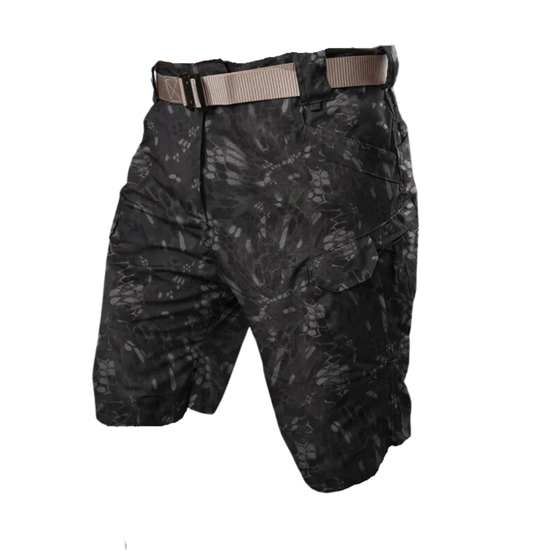 Men's Atlas Tactical Cargo Shorts, durable & quick-dry for outdoor adventures.