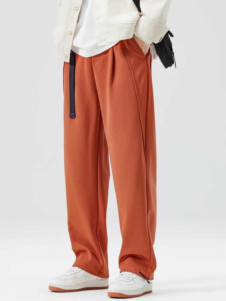 Men's Atlas wide-leg trousers, relaxed fit, drawstring waist for everyday comfort.