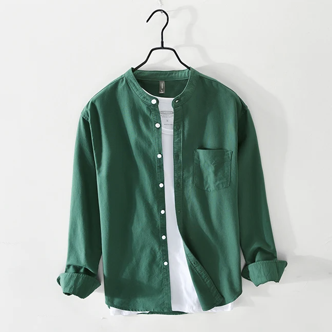 Close-up of the soft fabric on a Men's Beaumont Classic Casual Shirt. Ideal for stylish, comfortable everyday wear.