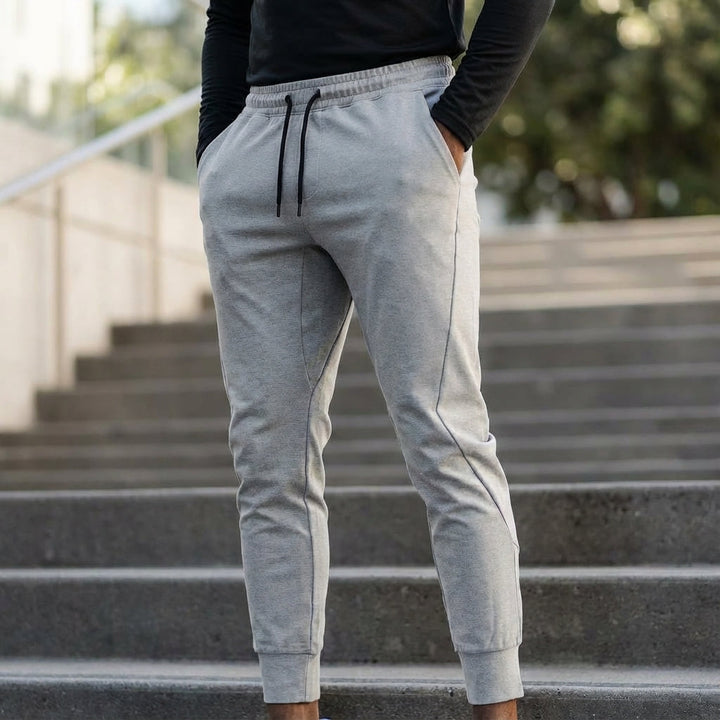 Men's Austin slim fit jogging trousers for activewear and gym, moisture-wicking performance pants