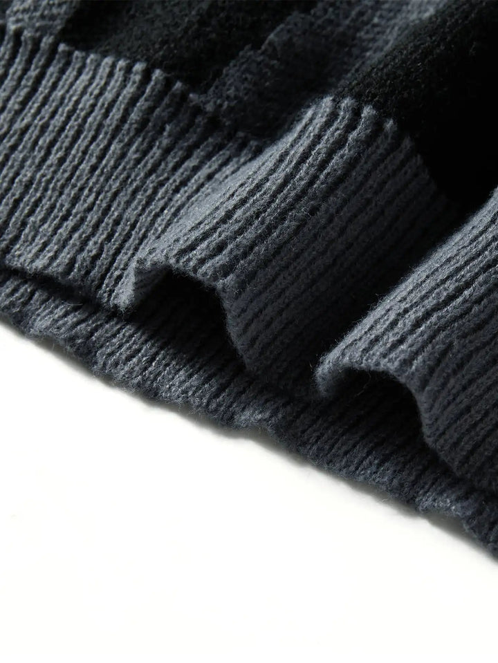 Cool men's abstract design sweater. A stylish, comfortable, oversized crewneck, ideal for modern casual fashion.