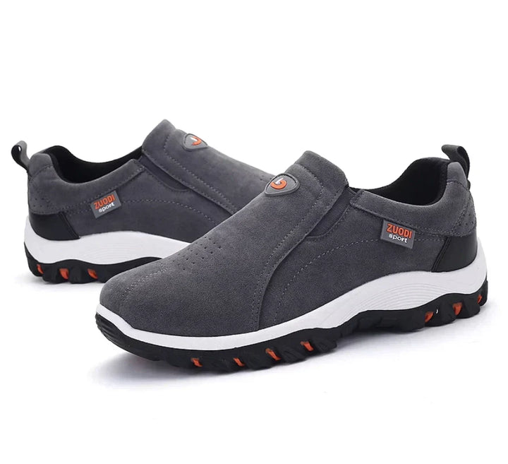 Durable men's everyday walking shoes. Supportive lace-up footwear from Axel Comfort for active lifestyles.