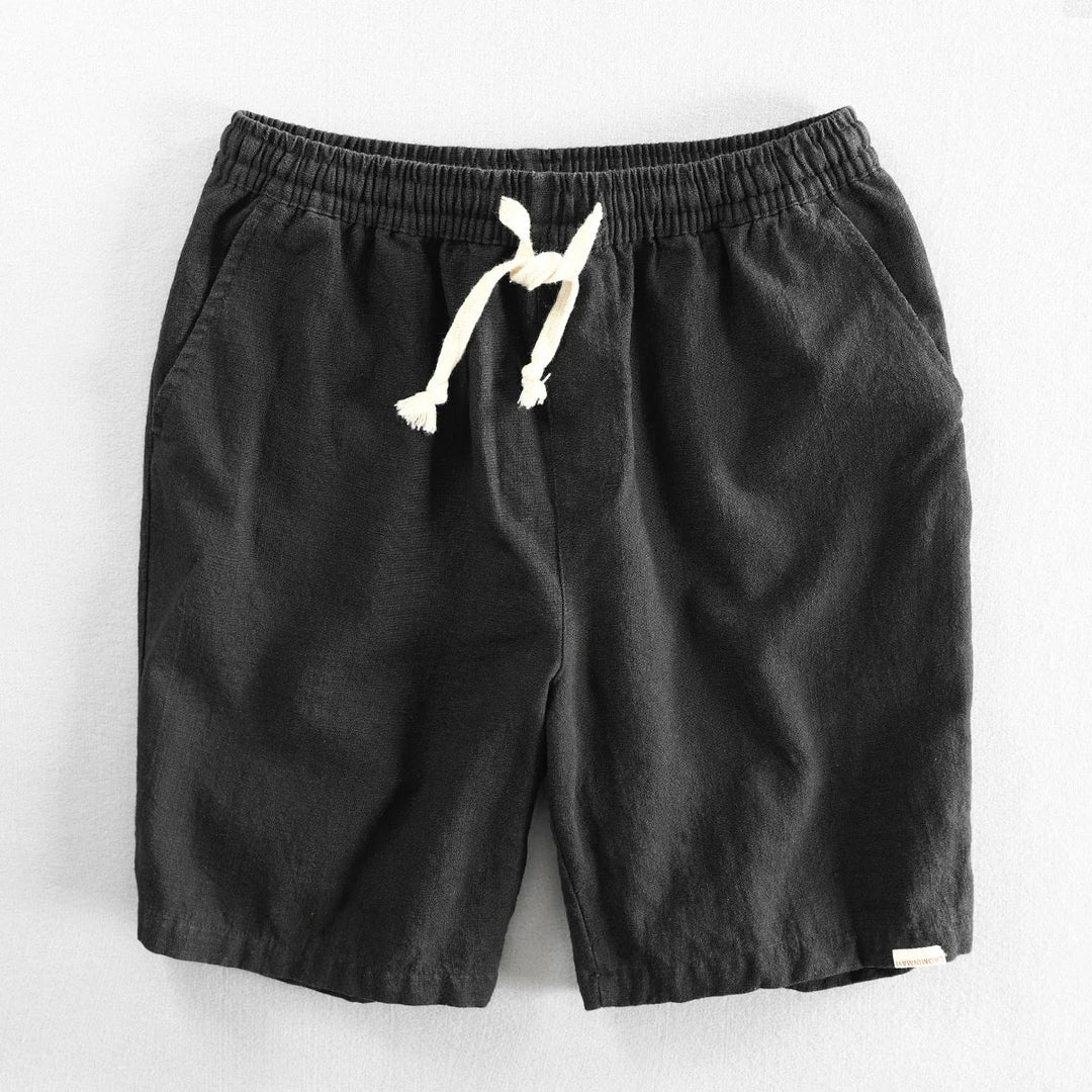 Gray Men's Barcelona tailored shorts, comfortable & versatile. Ideal drawstring shorts for casual summer style.