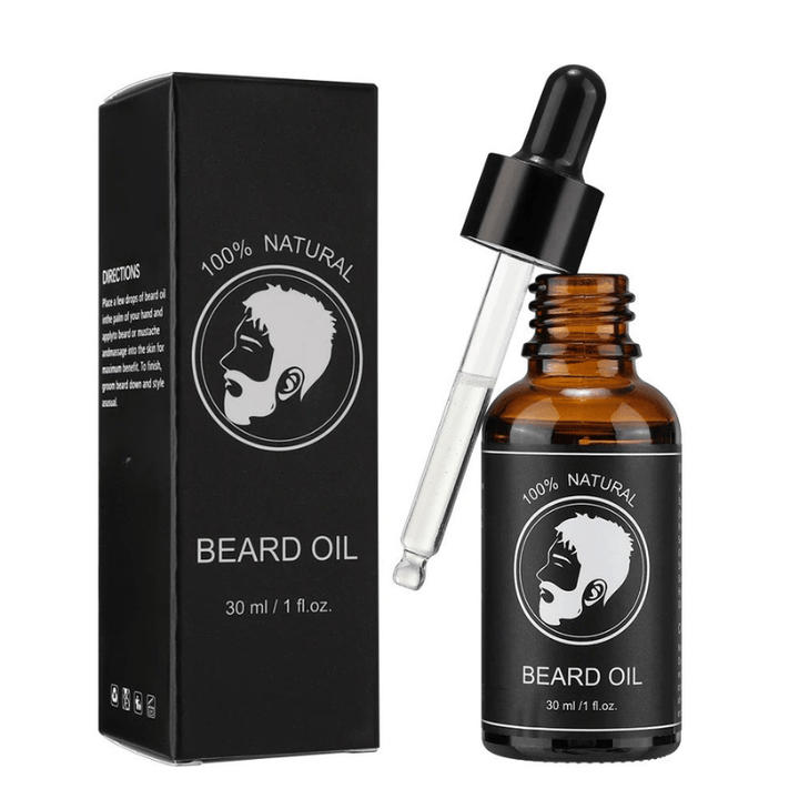 Nourishing beard oil & balm from this men's beard growth kit for soft, healthy facial hair.