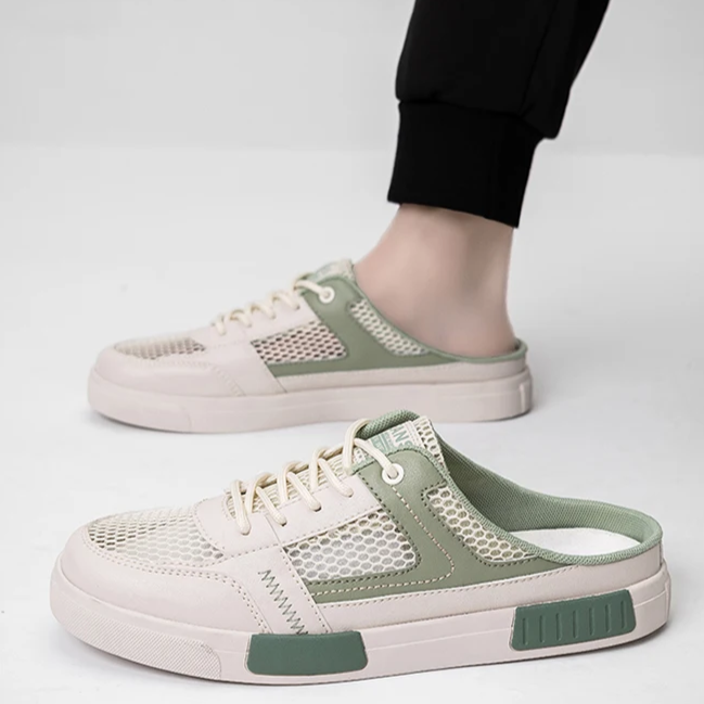 Black Belarmino men's casual footwear, stylish sneaker slides for effortless, comfortable summer fashion.