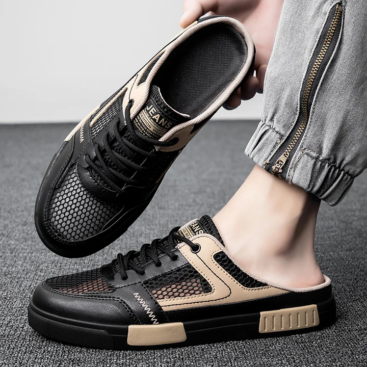 Stylish Belarmino men's slip-on sneaker slides, perfect for easy everyday wear and summer comfort.
