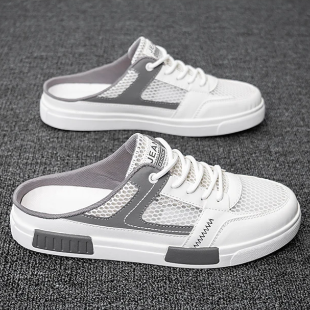 Top-down view of men's Belarmino easy-wear sneaker slides, ideal for quick, stylish casual outfits.
