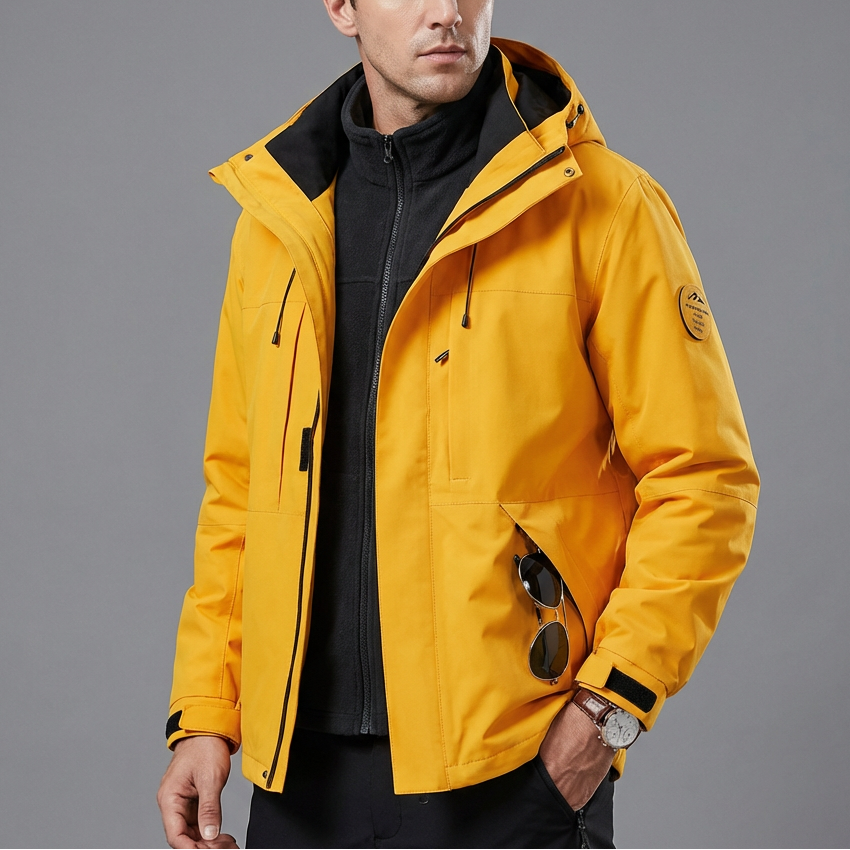 Men's Belmont winter jacket, ultimate cold-weather protection. Waterproof & windproof stylish outerwear for men.