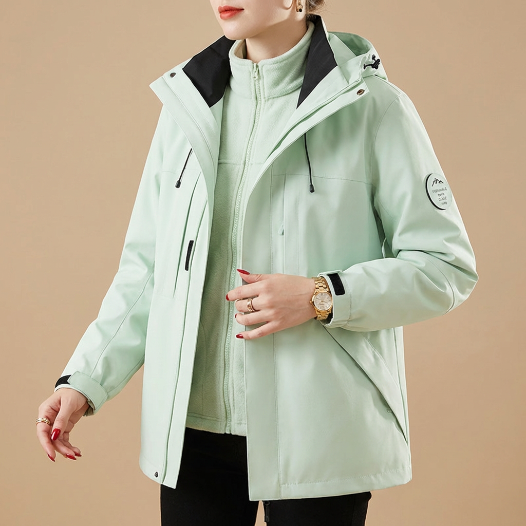 Insulated lining of the men's Belmont cold-weather jacket, ensuring superior warmth & comfort in winter.