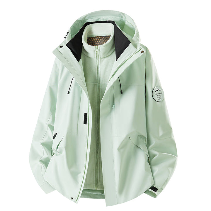Men's Belmont jacket on a hanger, ready to provide ultimate cold-weather protection and style this winter.