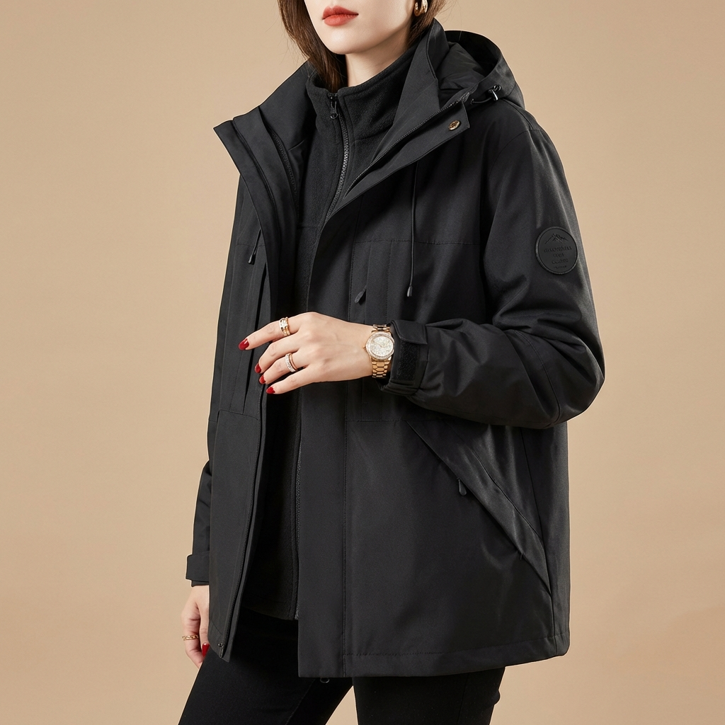 Protective men's Belmont outerwear, windproof & waterproof, ideal for harsh winter conditions & outdoor gear.