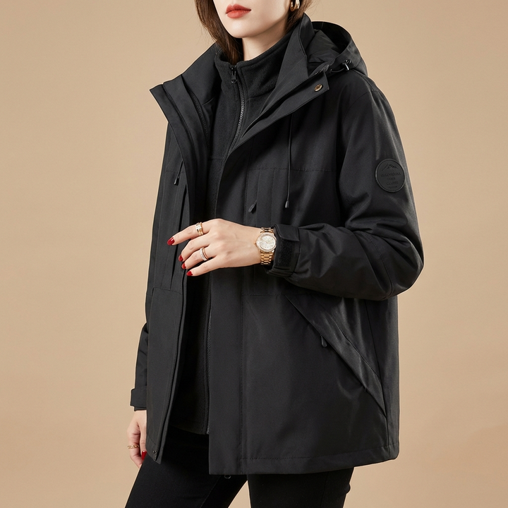 Protective men's Belmont outerwear, windproof & waterproof, ideal for harsh winter conditions & outdoor gear.