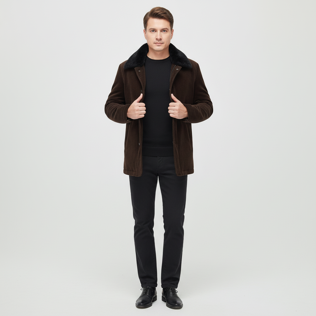 Durable men's winter coat Benjamin, perfect for casual and formal cold weather fashion