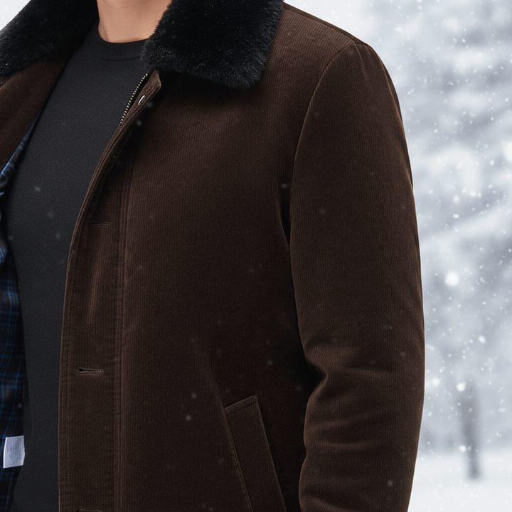 Stylish men's Benjamin warm jacket, ideal outerwear for winter and cold climates