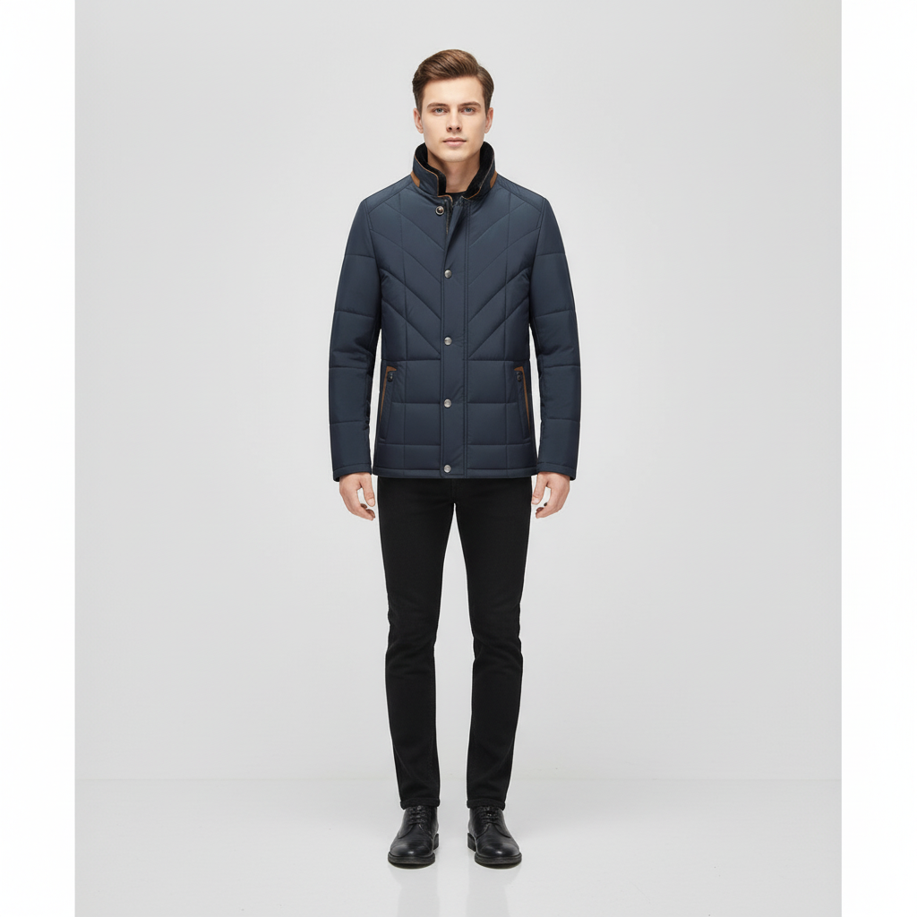 Men's Benjamin winter jacket featuring a sleek design for cold weather fashion