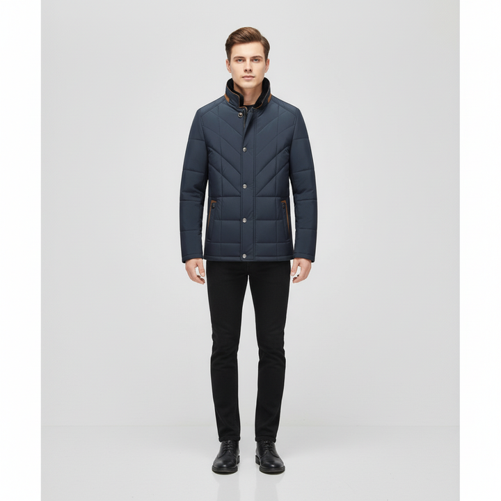 Men's Benjamin winter jacket featuring a sleek design for cold weather fashion