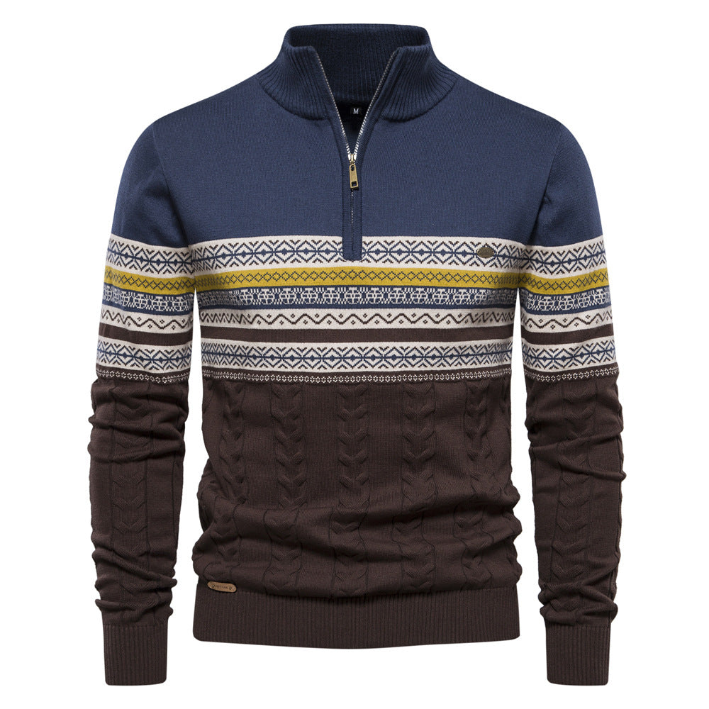 Warm and cozy men's Bergen sweater, perfect for winter layering and comfortable wear.