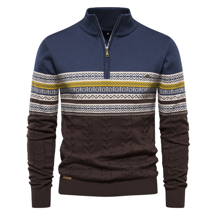 Warm and cozy men's Bergen sweater, perfect for winter layering and comfortable wear.