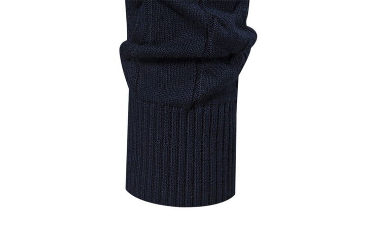 Bergen Nordic men's half-zip sweater, ideal for cool weather layering and style.