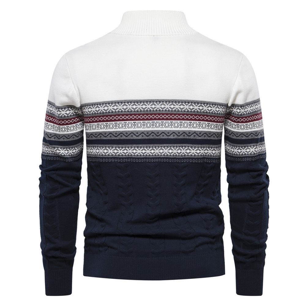 Men's cozy Bergen pullover, essential for cold weather casual outfits & comfort.
