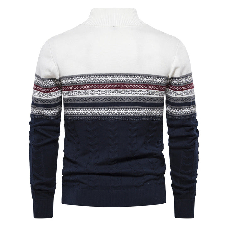 Men's cozy Bergen pullover, essential for cold weather casual outfits & comfort.