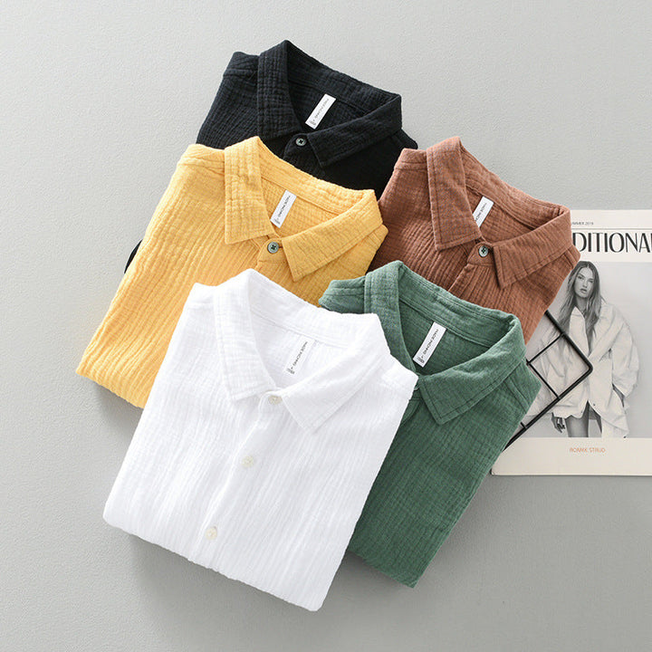 Summer fashion men's Berkeley shirt, lightweight & breathable, a relaxed fit button-up.