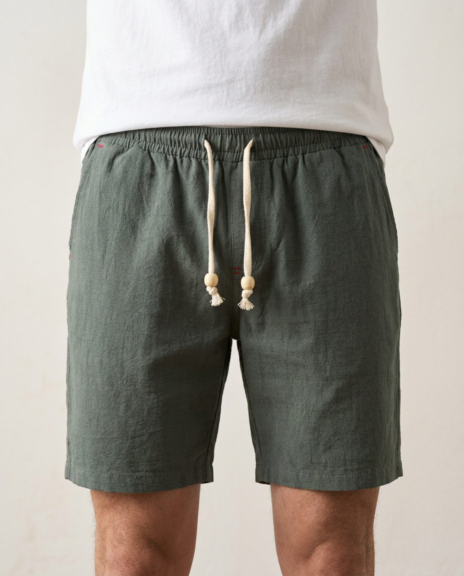 Men's activewear drawstring shorts, ideal for gym, lounging, or summer outdoor activities.
