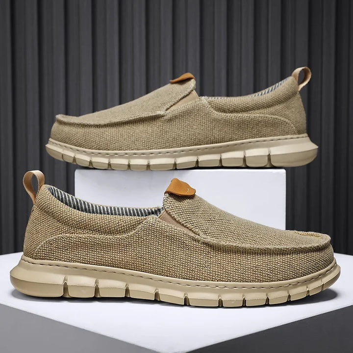 Lightweight men's casual slip-on shoes for summer. Easy everyday style & comfort.