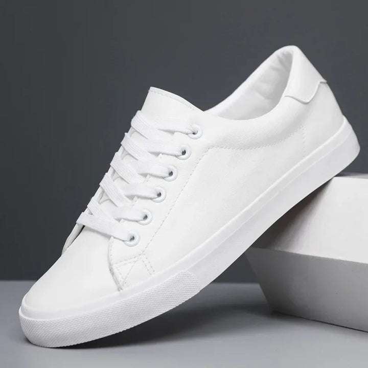 White men's everyday comfort shoes, durable for walking, offering stylish casual support.