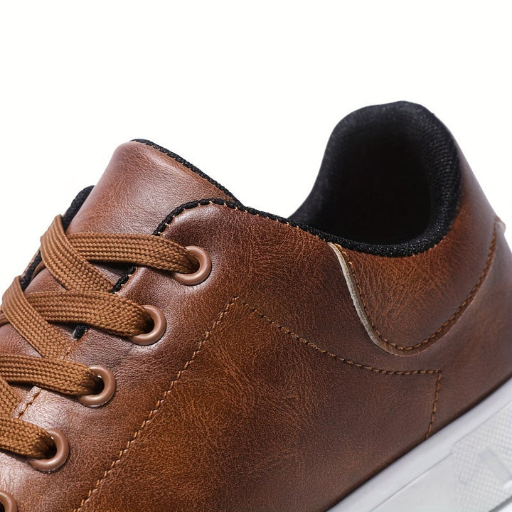 White men's comfort walkers, durable and stylish, perfect everyday footwear for men.