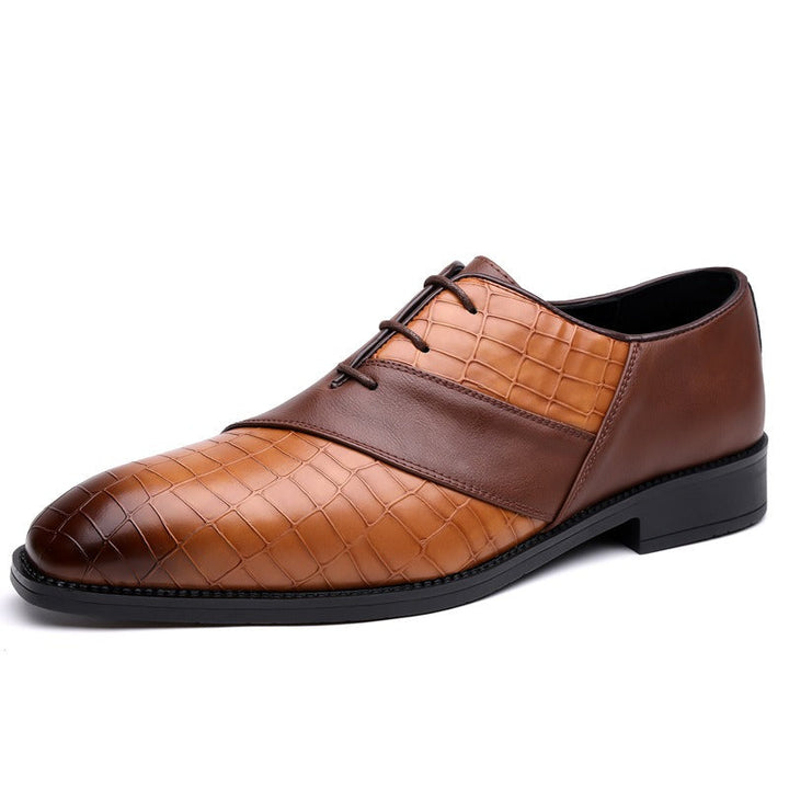 Classic men's Lucente Oxford dress shoes. Formal footwear for business, weddings, galas, and evening wear.