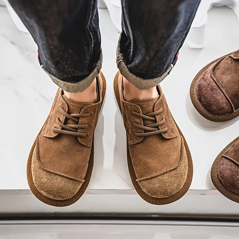 Premium leather men's handcrafted orthopedic shoes, designed for comfort, durability & style.