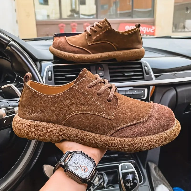 Classic men's orthopedic casual shoes, offering stylish design & essential foot health benefits.