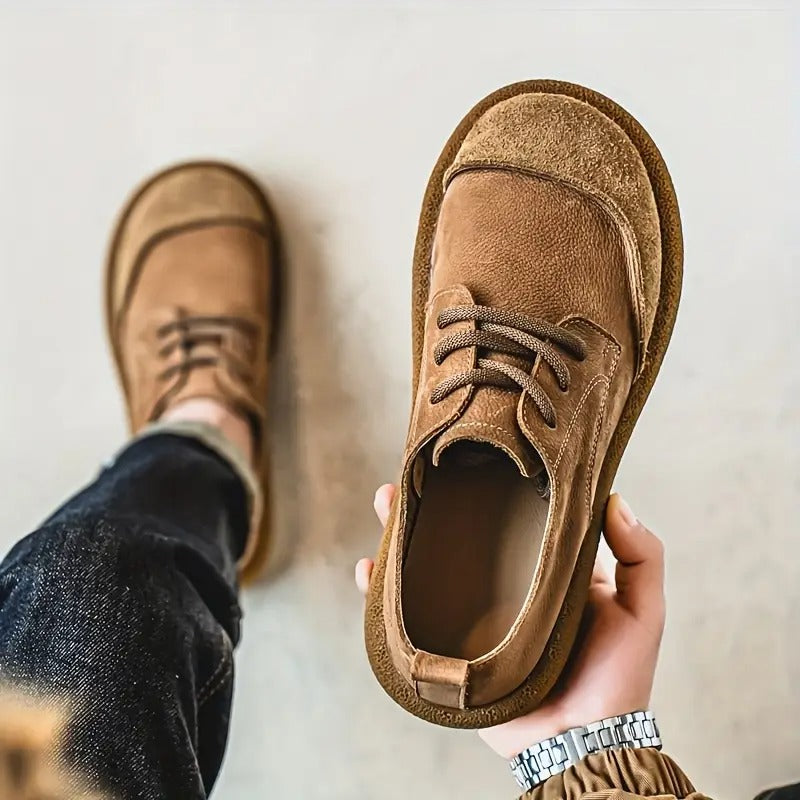 Sophisticated men's orthopedic dress shoes, blending men's fashion with essential foot support.