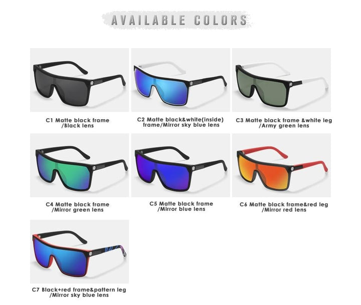 High-quality men's polarized sunglasses, flexible frame ensures superior UV400 protection