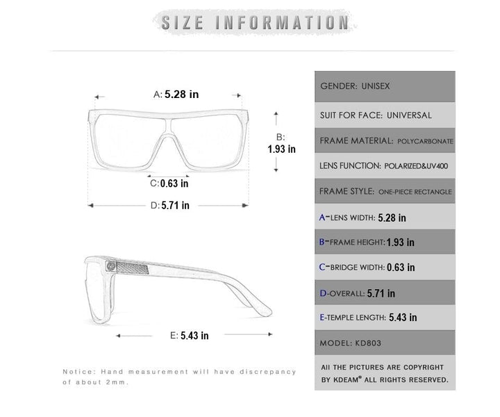 Fashionable men's flexible polarized sunglasses, delivering top-tier UV400 eye protection