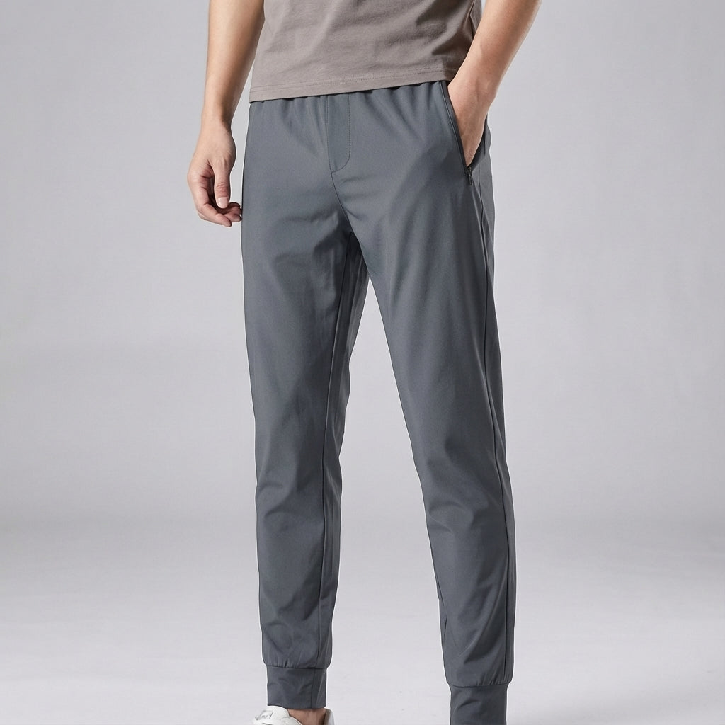 Durable nylon spandex men's sports trousers, Phillip design, offering comfort and flexibility for active use.