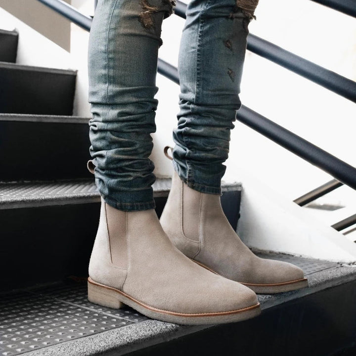 Everyday men's slip-on Chelsea boots. Stylish ankle footwear, providing comfort & easy wear for any occasion.