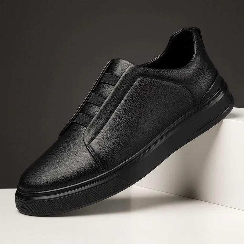 Versatile men's slip-on fashion sneakers for effortless casual style and daily comfort.