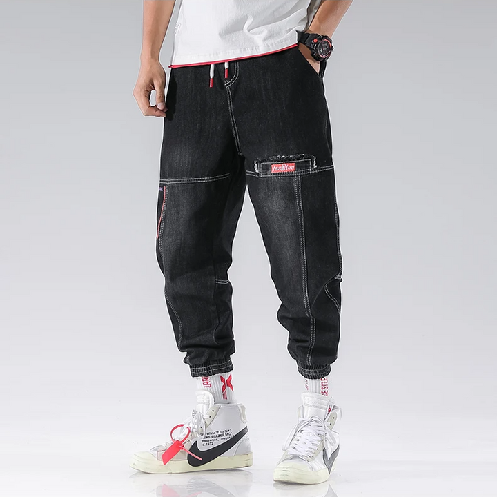 Modern men's tapered fit jogger pants, ideal for athletic style, loungewear & everyday comfort.