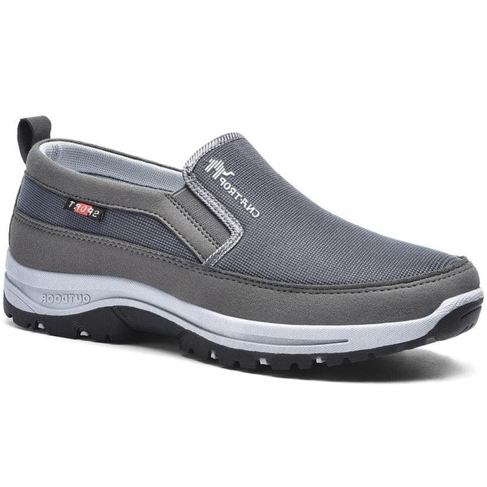 Stylish men's waterproof orthopedic shoes for all-weather, casual & dress occasions; superior foot support.