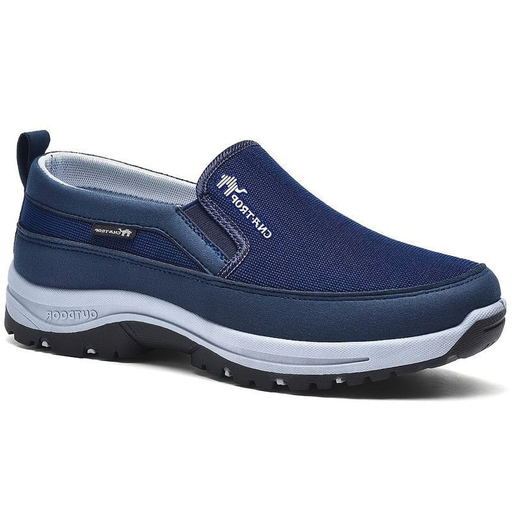 Durable men's waterproof orthopedic shoes, ideal for daily comfort, support & all-weather walking.