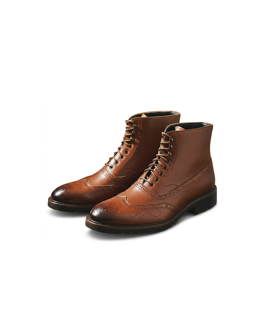 Men's Braxton full-grain leather boots, durable and classic, perfect for work or dress.