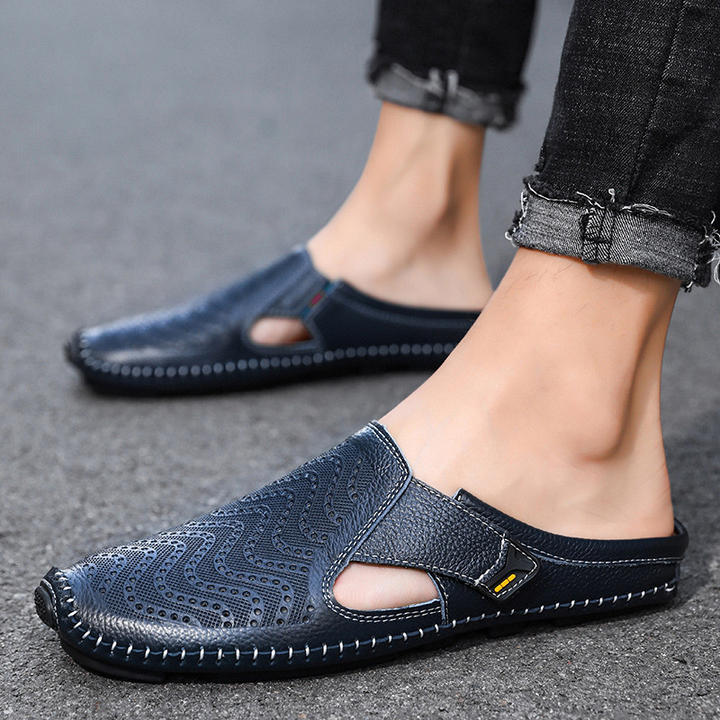 Lightweight, breathable men's summer sandals. Perfect for warm weather casual wear & comfortable walking.