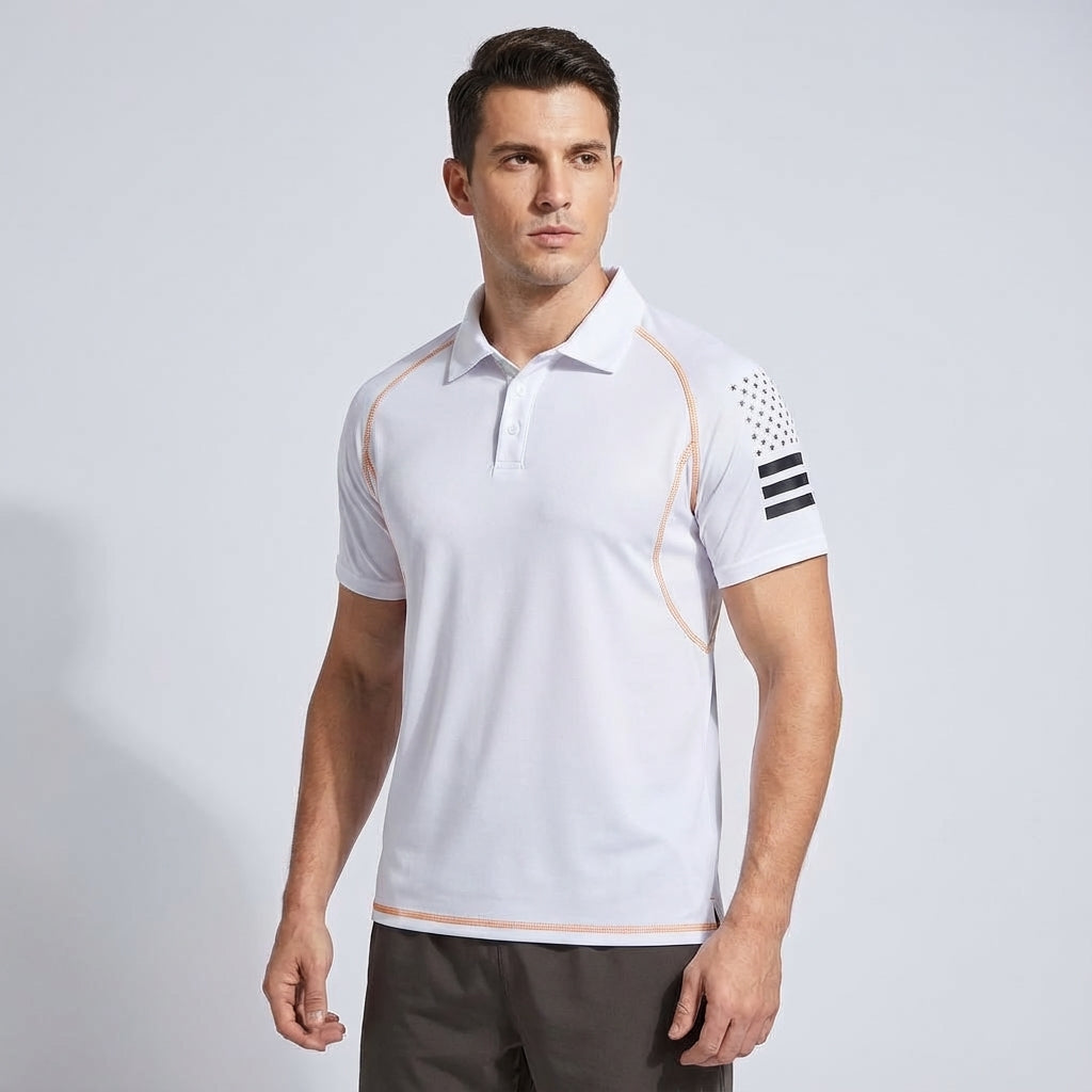 Evan men's breathable polo shirt, designed for optimal performance and active casual wear