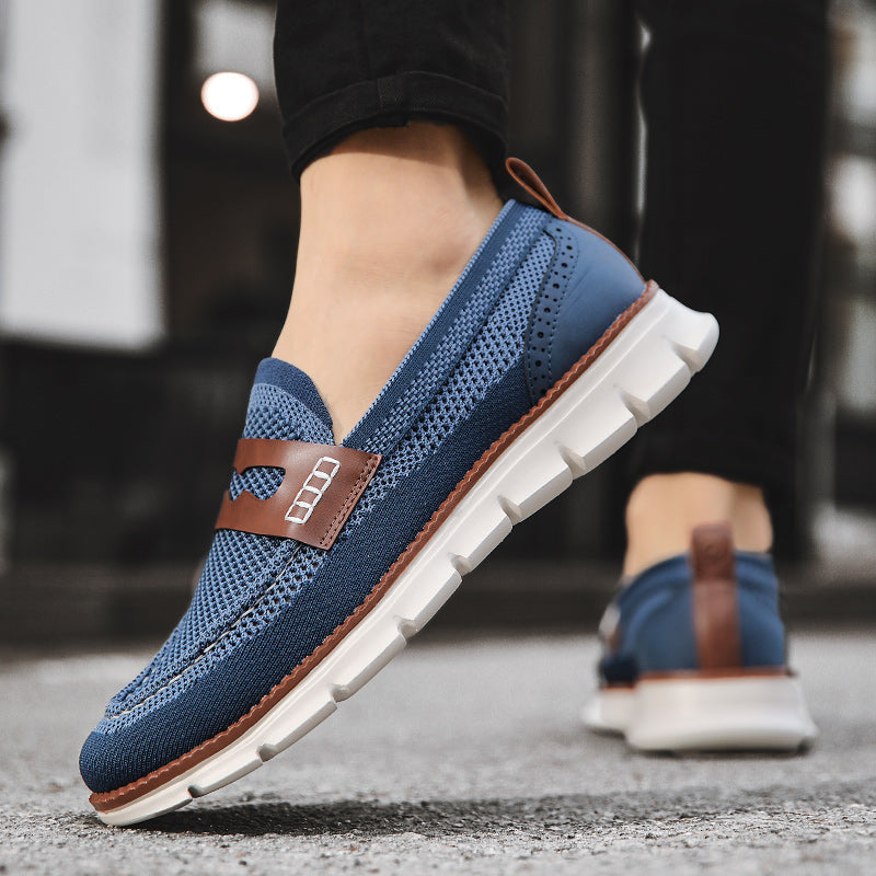 Lightweight men's slip-on loafers, offering ultimate comfort & ease for daily wear.