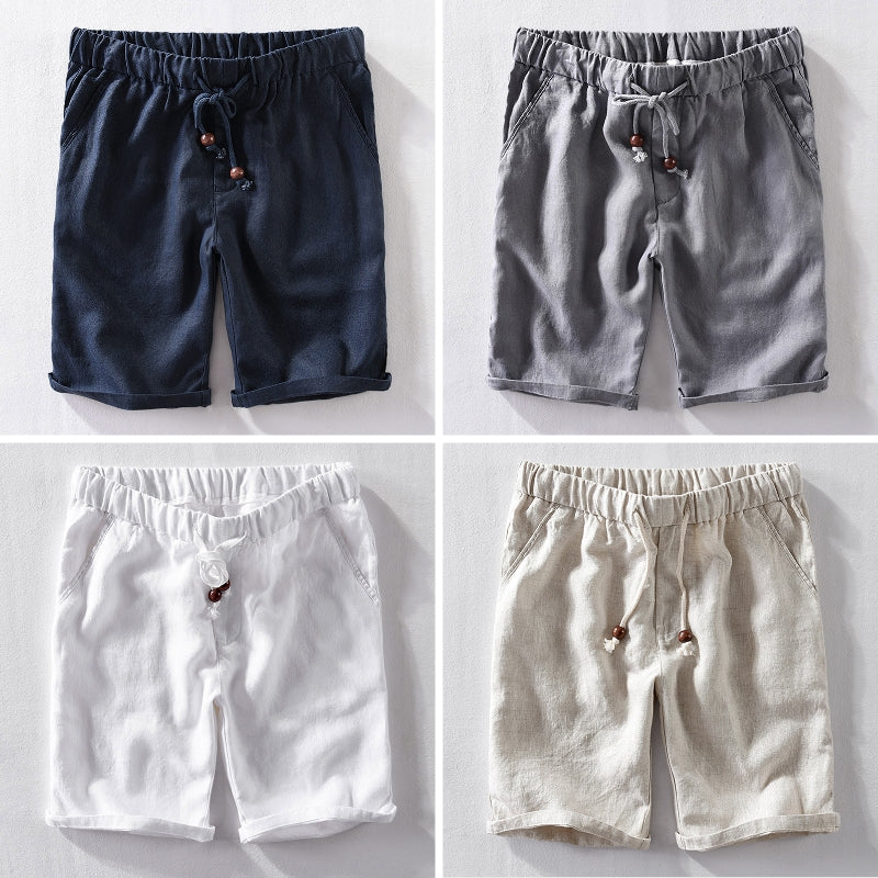 Men's relaxed fit summer shorts, tailored for comfort. Breathable, lightweight design ideal for everyday casual wear in warm weather.